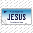 Jesus Connecticut Novelty Sticker Decal