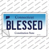Blessed Connecticut Novelty Sticker Decal
