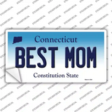 Best Mom Connecticut Novelty Sticker Decal