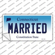 Married Connecticut Novelty Sticker Decal