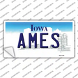 Ames Iowa Novelty Sticker Decal