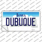 Dubuque Iowa Novelty Sticker Decal