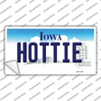 Hottie Iowa Novelty Sticker Decal