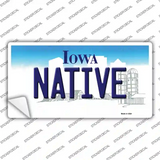 Native Iowa Novelty Sticker Decal