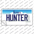 Hunter Iowa Novelty Sticker Decal