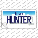 Hunter Iowa Novelty Sticker Decal