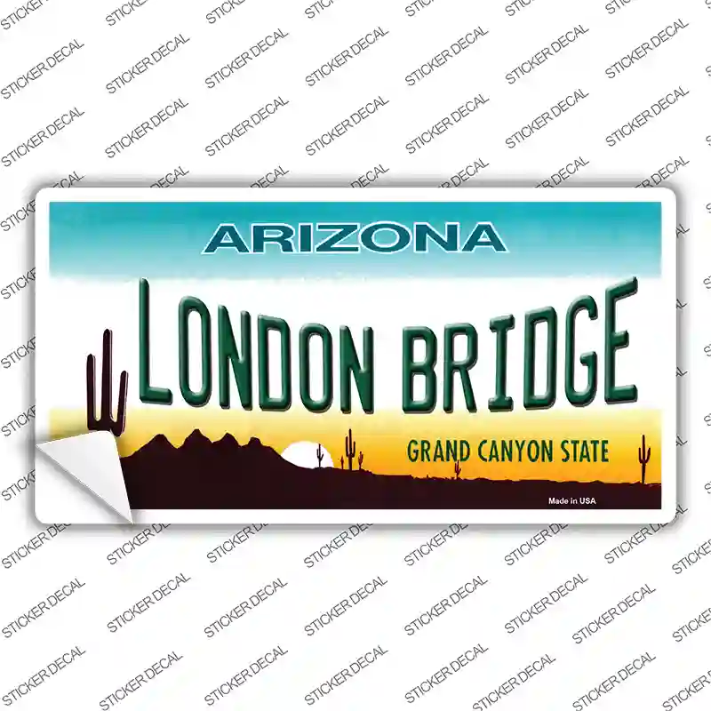 London Bridge Arizona Novelty Sticker Decal