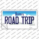 Road Trip Iowa Novelty Sticker Decal