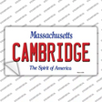 Cambridge Massachusetts Novelty Sticker Decal