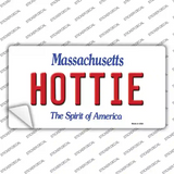 Hottie Massachusetts Novelty Sticker Decal