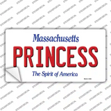 Princess Massachusetts Novelty Sticker Decal