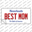 Best Mom Massachusetts Novelty Sticker Decal
