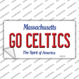 Go Celtics Massachusetts Novelty Sticker Decal