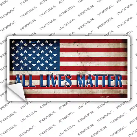 All Lives Matter Novelty Sticker Decal