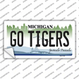 Go Tigers Michigan Novelty Sticker Decal