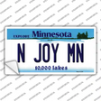 N Joy MN Minnesota Novelty Sticker Decal