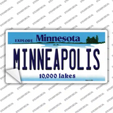 Minneapolis Minnesota State Novelty Sticker Decal