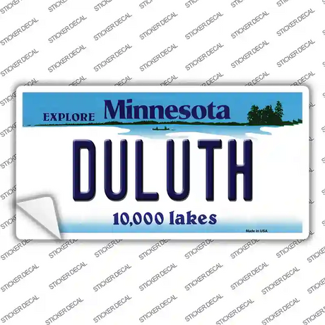 Duluth Minnesota State Novelty Sticker Decal