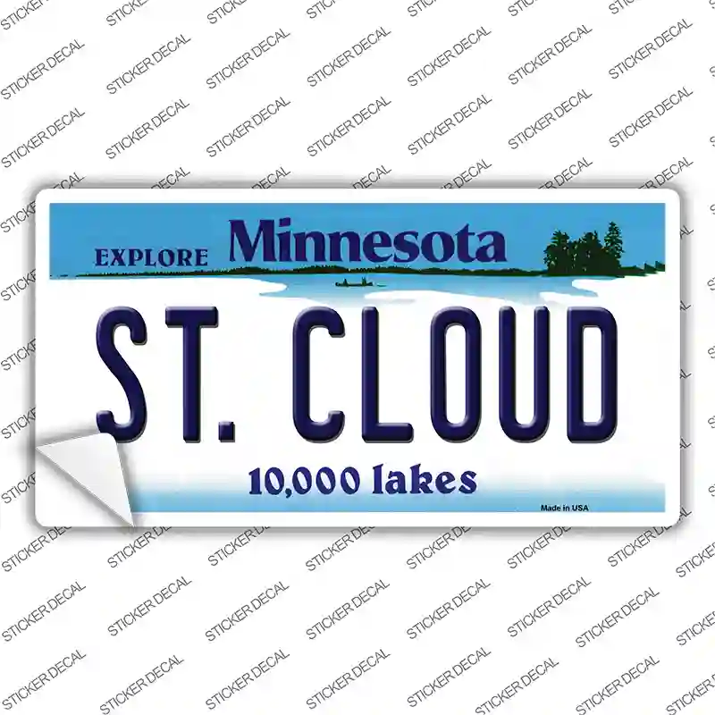 St Cloud Minnesota State Novelty Sticker Decal
