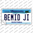 Bemid Ji Minnesota State Novelty Sticker Decal