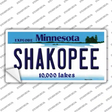 Shakopee Minnesota State Novelty Sticker Decal
