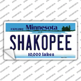 Shakopee Minnesota State Novelty Sticker Decal