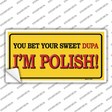 Im Polish Novelty Sticker Decal
