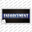 Enforcement Novelty Sticker Decal