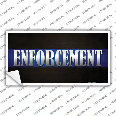 Enforcement Novelty Sticker Decal