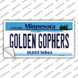 Golden Gophers Minnesota State Novelty Sticker Decal