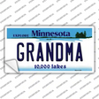 Grandma Minnesota State Novelty Sticker Decal