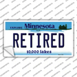 Retired Minnesota State Novelty Sticker Decal