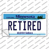 Retired Minnesota State Novelty Sticker Decal