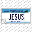 Jesus Minnesota State Novelty Sticker Decal