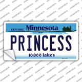 Princess Minnesota State Novelty Sticker Decal