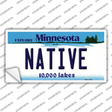 Native Minnesota State Novelty Sticker Decal