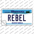 Rebel Minnesota State Novelty Sticker Decal