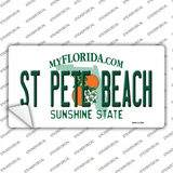 St Pete Beach Florida Novelty Sticker Decal