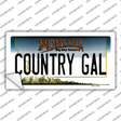 Country Gal Montana State Novelty Sticker Decal