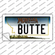 Butte Montana State Novelty Sticker Decal