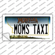 Moms Taxi Montana State Novelty Sticker Decal