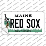 Red Sox Maine Novelty Sticker Decal