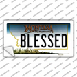 Blessed Montana State Novelty Sticker Decal