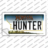 Hunter Montana State Novelty Sticker Decal
