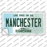 Manchester New Hampshire State Novelty Sticker Decal