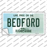 Bedford New Hampshire State Novelty Sticker Decal