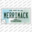Merrimack New Hampshire State Novelty Sticker Decal
