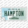 Hampton New Hampshire State Novelty Sticker Decal