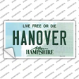 Hanover New Hampshire State Novelty Sticker Decal