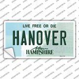 Hanover New Hampshire State Novelty Sticker Decal
